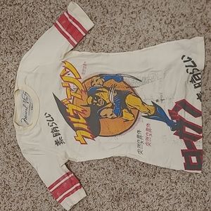 Marvel Wolverine Japanese text shirt